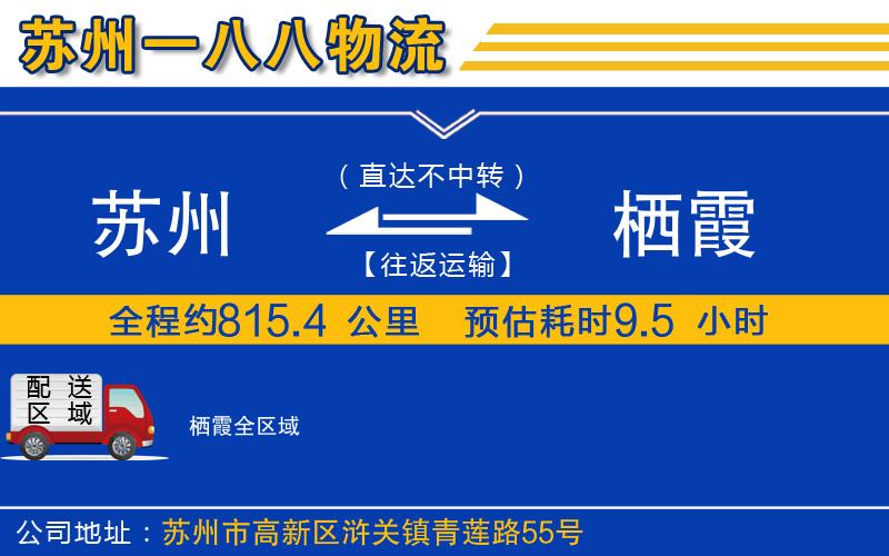 蘇州到棲霞物流專(zhuān)線(xiàn)